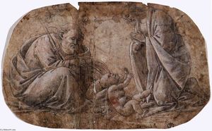 Sandro Botticelli - Adoration of the Child