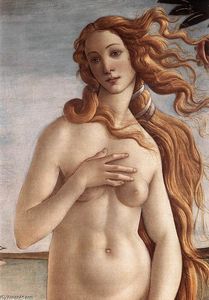 Sandro Botticelli - The Birth of Venus (detail) (10)