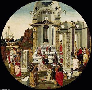 Raffaello Botticini - The Adoration of the Magi
