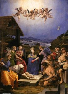 Agnolo Bronzino - Adoration of the Shepherds