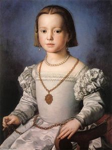 Agnolo Bronzino - Bia, The Illegitimate Daughter of Cosimo I de- Medici