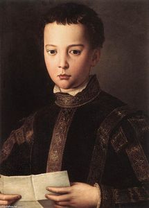 Agnolo Bronzino - Portrait of Francesco de Medici