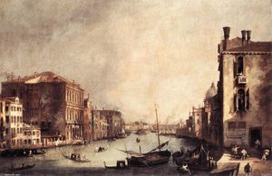 Giovanni Antonio Canal (Canaletto) - Rio dei Mendicanti: Looking South
