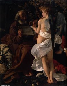 Caravaggio (Michelangelo Merisi) - Rest on Flight to Egypt (detail)