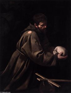 Caravaggio (Michelangelo Merisi) - St Francis