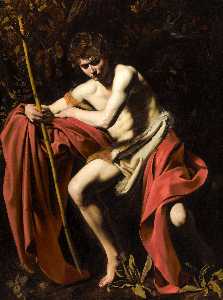 Caravaggio (Michelangelo Merisi) - John the Baptist (John in the Wilderness)