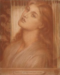 Dante Gabriel Rossetti - La Pia De- Tolomei - study