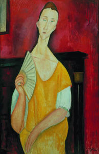 Amedeo Modigliani - Lunia Czechowska (also known as La femme à l’éventail)