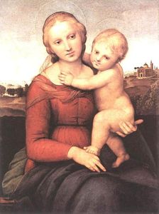 Raphael (Raffaello Sanzio Da Urbino) - Madonna and Child (The Small Cowper Madonna)