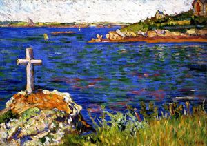 Paul Signac - The Mariner-s Cross at High Tide, Saint-Briac
