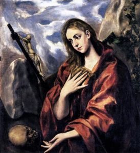 El Greco (Doménikos Theotokopoulos) - Mary Magdalen in Penitence