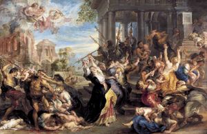 Peter Paul Rubens - Massacre of the Innocents - (Buy fine Art Reproductions)