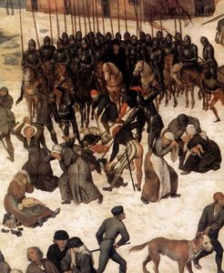 Pieter Bruegel The Elder - The Massacre of the Innocents (detail)