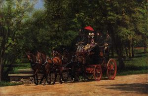 Thomas Eakins - A May Morning in the Park (also known as The Fairman Rogers Four-in-Hand)