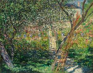 Claude Monet - Monet-s Garden at Vetheuil