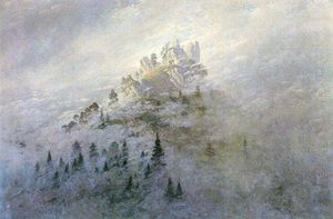 Caspar David Friedrich - Morgennebel im Gebirge