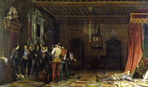 Paul Delaroche (Hippolyte Delaroche) - The Murder of the Duke of Guise