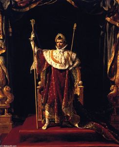 Jacques Louis David - Napoleon I in His Imperial Robes
