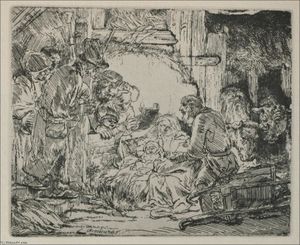 Rembrandt Van Rijn - The Nativity