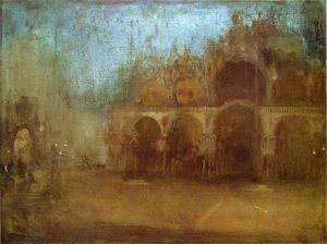 James Abbott Mcneill Whistler - Nocturne: Blue and Gold - St Mark-s, Venice