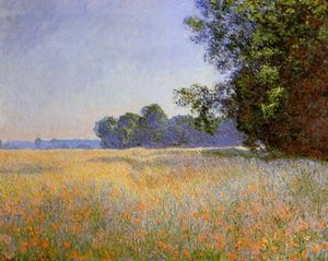 Claude Monet - Oat and Poppy Field