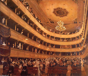Gustave Klimt - The Old Burgtheater