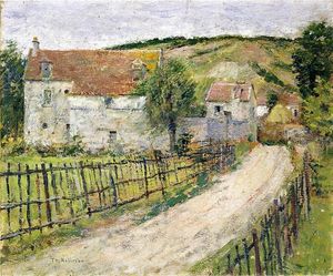 Theodore Robinson - The Old Mills of Brookville (also known as Vieux Moulin)