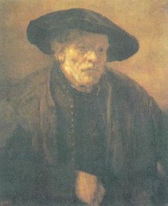 Rembrandt Van Rijn - Old man with a Beret