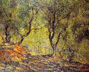 Claude Monet - The Olive Tree Wood in the Moreno Garden