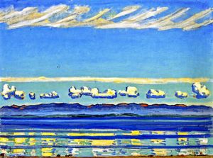 Ferdinand Hodler - On Lake Geneva (also known as Landscape with Rhythmic Shapes)