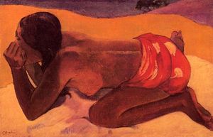 Paul Gauguin - Otahi (also known as Alone)