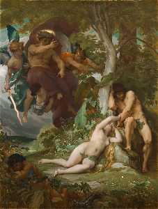 Alexandre Cabanel - Paradise Lost (also known as The Expulsion of Adam and Eve from the Garden of Paradise)