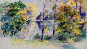 Pierre-Auguste Renoir - Park Scene