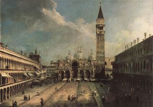 Giovanni Antonio Canal (Canaletto) - Piazza San Marco