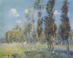 Gustave Loiseau - Poplars at Vaudreuil