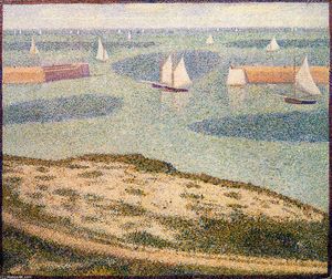 Georges Pierre Seurat - Port-en-Bessin, Entrance to the Outer Harbor