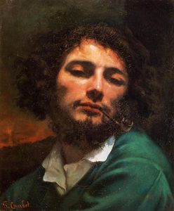 Gustave Courbet - Portrait of the Artist (also known as Man with a Pipe)