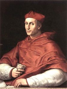 Raphael (Raffaello Sanzio Da Urbino) - Portrait of Cardinal Bibbiena