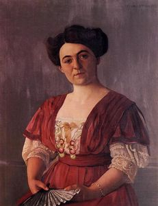 Felix Vallotton - Portrait of Madame Hasen
