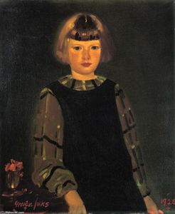 George Benjamin Luks - Portrait of Miss Ruth Breslin