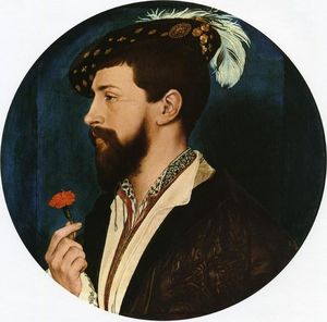 Hans Holbein The Younger - Portrait of Simon George of Quocote