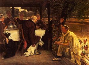 James Jacques Joseph Tissot - The Prodigal Son in Modern Life: the Fatted Calf