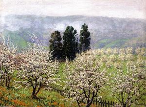 Theodore Wores - Prune Blossoms of Saratoga