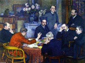 Theo Van Rysselberghe - A Reading