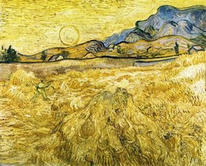 Vincent Van Gogh - The Reaper (also known as Enclosed Field with Reaper)