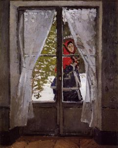 Claude Monet - The Red Kerchief, Portrait of Madame Monet