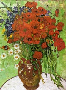 Vincent Van Gogh - Red Poppies and Daisies