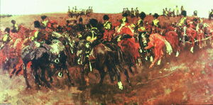 George Hendrik Breitner - Riders on the heath near Schaarsbergen