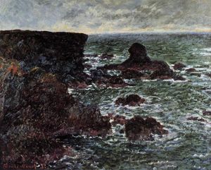 Claude Monet - Rocky Coast and the Lion Rock, Belle-Ile