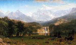Albert Bierstadt - The Rocky Mountains, Lander-s Peak